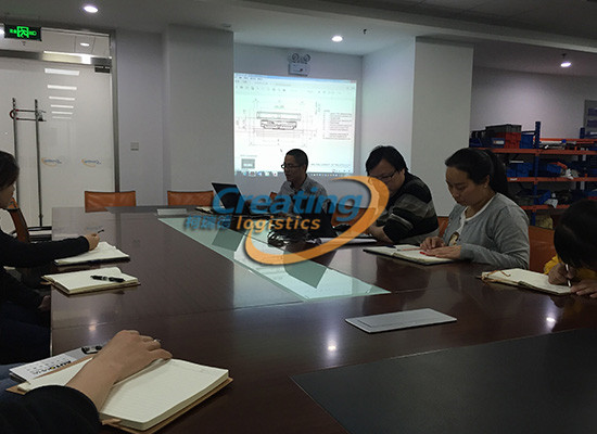 柯瑞德開展銷售人員智能倉儲設(shè)備培訓(xùn)